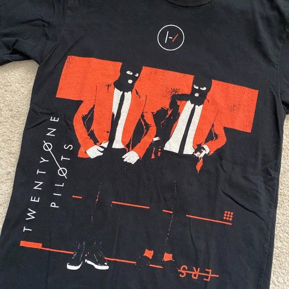 Twenty One Pilots S Emotional Roadshow 2016 Tour Double Sided Graphic T-Shirt - Picture 2 of 12